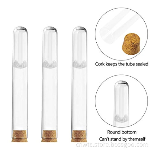 12*75mm Round Bottom Plastic Test Tube Sample Tubes with Screw Cap: Laboratory Equipment for Sample Storage and Analysis